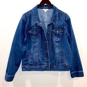 Style&Co Denim Jean Jacket - Size XL